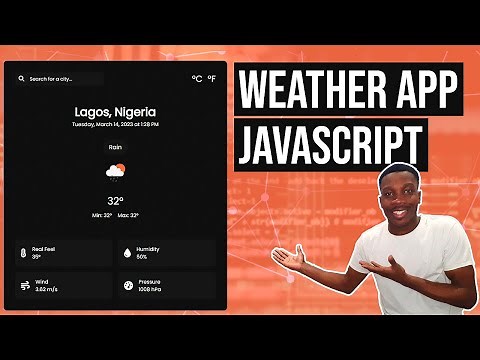 Build A Weather App Using HTML, CSS and JavaScript