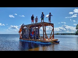 Building a Wood Pontoon Boat in 4 Days