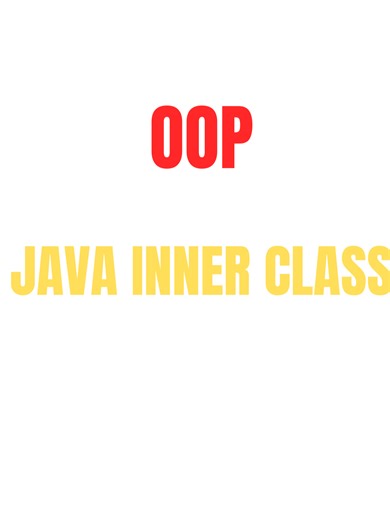 Lập trình hướng đối tượng (OOP) P7 - Java Inner Class #laptrinh #python #oop #java #cntt #class #object