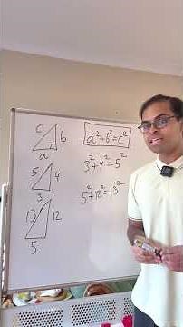 What is a "Pythagorean Triple"? How to find them ALL! #maths #geometry #triangle #numbers