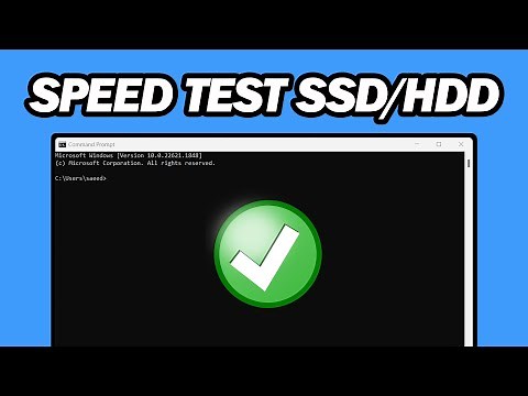 How to Speed Test SSD/HDD With Only 1 Command | Fast and Easy