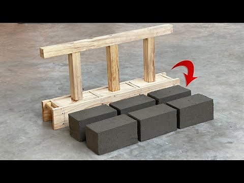 Simple - Instructions for making a brick mold that can make many bricks from one mold