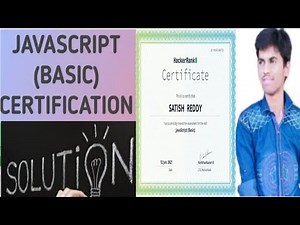 javascript (Basic) HackerRank Certification Solution
