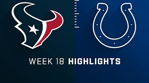 Texans vs. Colts highlights | Week 18