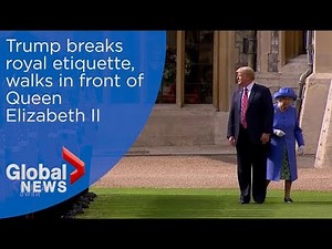 Looking Back At Trump's Controversial Meetings With Queen Elizabeth II; Ex-POTUS Broke Protocol