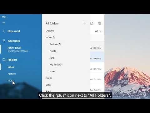 How To Create Folders in Windows 10 Mail