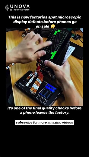 How Factories Find Invisible Screen Defects 😳📱🔍