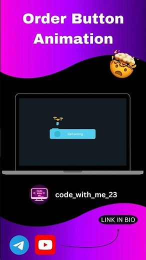 Order Button Animation 🚀 | Creative CSS & JS UI Effect 🔥 | Frontend Mini Project