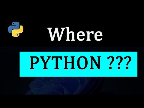 How To Find Python Location in Windows