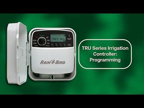 Rain Bird TRU Series Residential Irrigation Controller: Programming