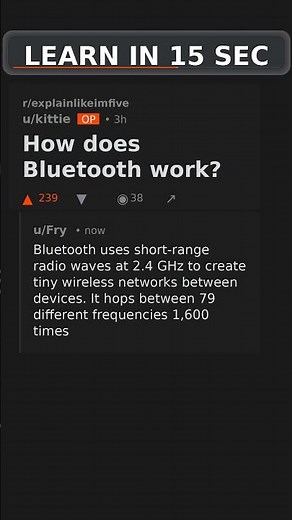 How does Bluetooth work? #howbluetoothworks