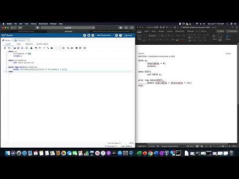 Predictions and Prediction Interval in SAS