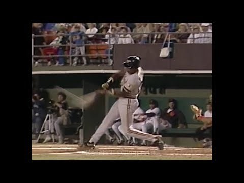 Barry Bonds Home Run Swing Slow Motion 1990-1(#2)