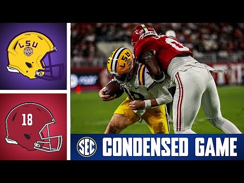 LSU Tigers at No. 4 Alabama Crimson Tide | Condensed Game | 2025 SEC Football