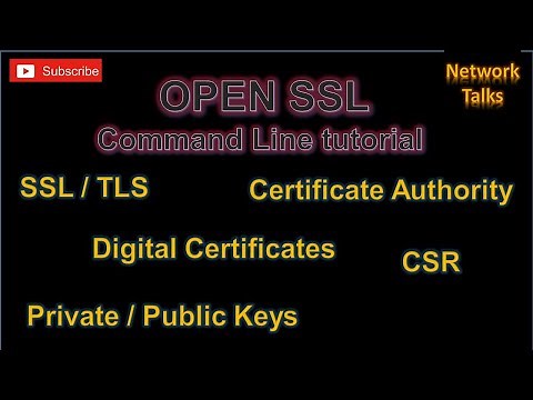 OpenSSL Command Line Tutorial || How to Generate CSR || How to generate Self Signed Certificate