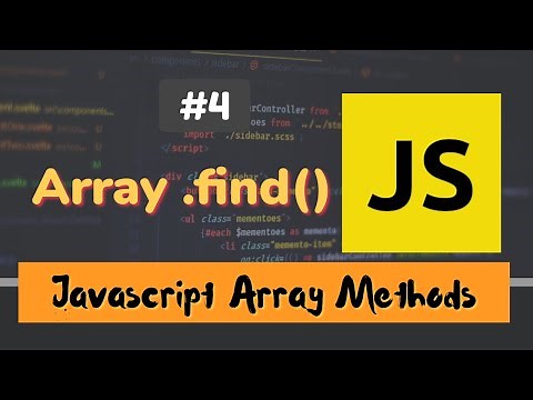 #4: Array .find() Method | JavaScript Array Methods