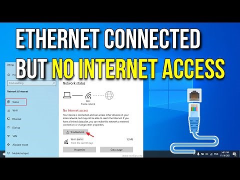 How to fix Ethernet Connected But No Internet Access | LAN Wired Connected But No Internet Access