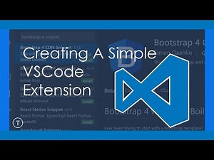 Creating A Simple VSCode Extension