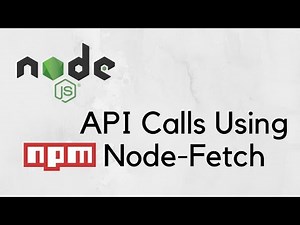 HTTP Requests using Node-Fetch (NASA APOD API) - Node.js Tutorial