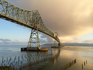 The 4.1 Mile Astoria-Megler Bridge is the Longest of its Kind in USA