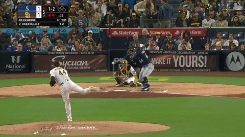 Joe Musgrove strikes out eight