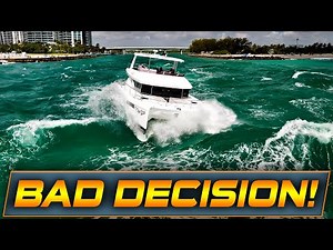 BOATS HIT THE DANGER ZONE AT HAULOVER INLET !! | WAVY BOATS