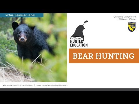 AHE 2025 - Webinar #54 - Bear Hunting