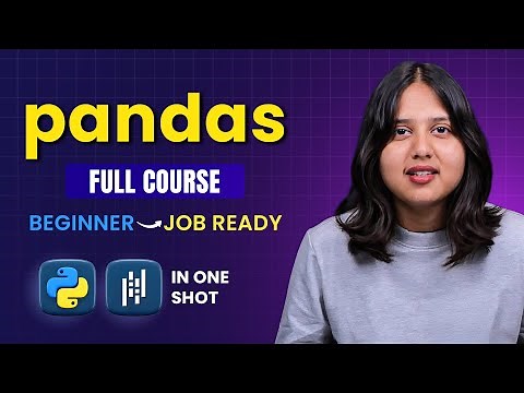 Pandas Full Course (2025) | Python Pandas Tutorial For Beginners | Python Pandas Course |Intellipaat