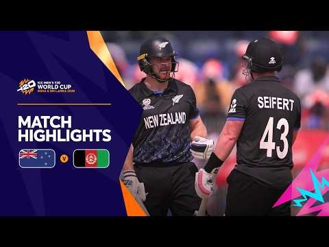 New Zealand v Afghanistan | Match Highlights | Men’s T20 World Cup 2026