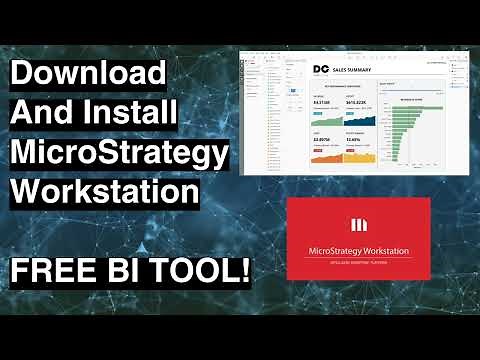How to Download and Install MicroStrategy Workstation - Free Business Intelligence Tool