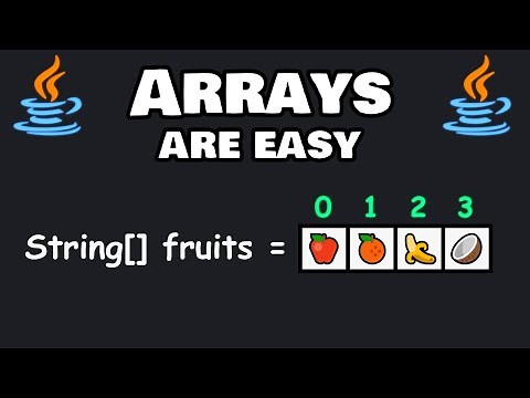Learn Java arrays in 9 minutes! 🍎