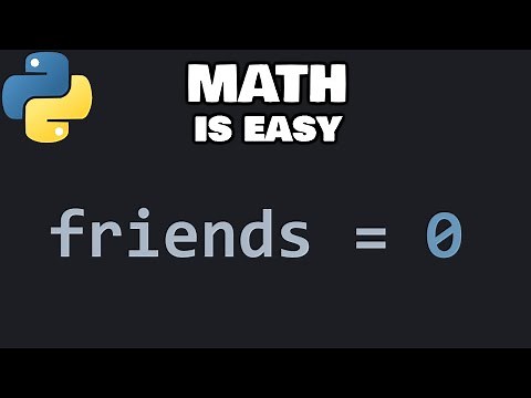 Math in Python is easy! 📐