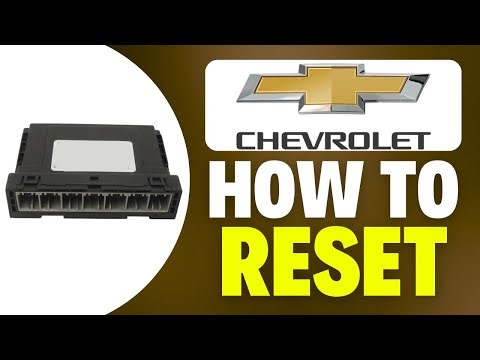How To Reset Chevy Body Control Module