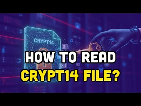 How to read CRYPT14 file?