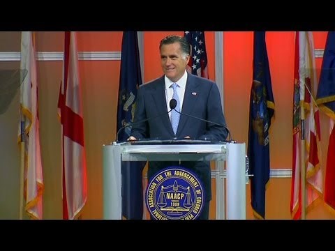Romney gets booed during NAACP speech