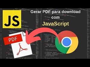 JavaScript: Gerando um arquivo PDF para Downoad