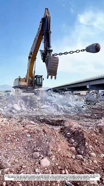 El martillo hidráulico que vence al concreto: Cómo un solo golpe redefine el paisaje urbano