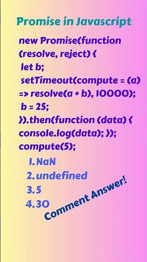 Promise in Javascript