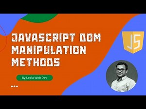 JavaScript createElement, appendChild, insertBefore & removeChild for manipulating DOM - ECMAScript