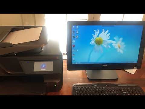 How to scan to computer from HP Officejet Pro 8600