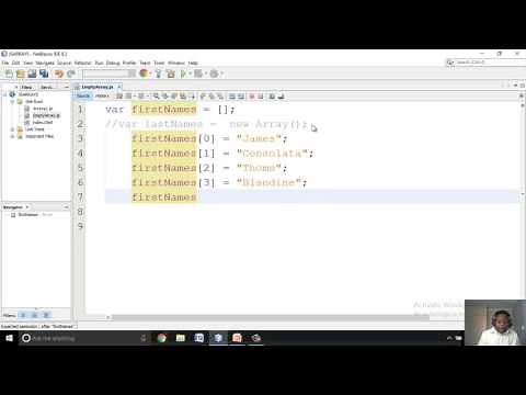 CREATING AN EMPTY ARRAY