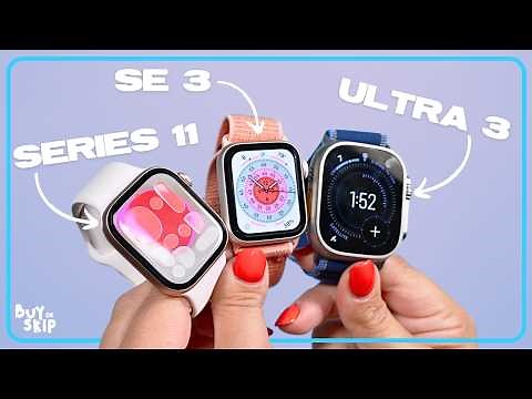 Apple Watch Series 11 vs. Ultra 3 vs. SE 3 | In-Depth Comparison Review