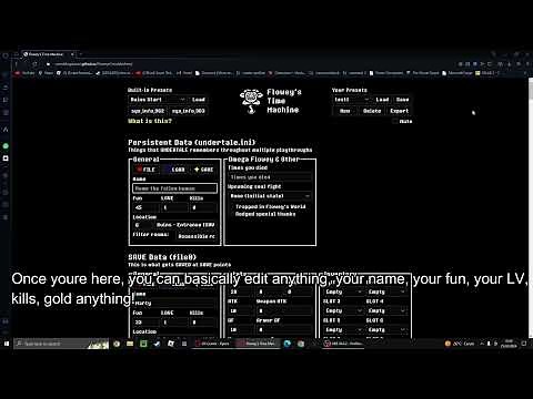 How to use Flowey's time machine! | UNDERTALE (2024 working)