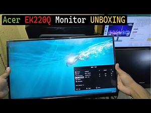 Acer Monitor UNBOXING | Acer EK220Q E3 21.5" FHD IPS Monitor, 100Hz, 1ms, HDMI/VGA