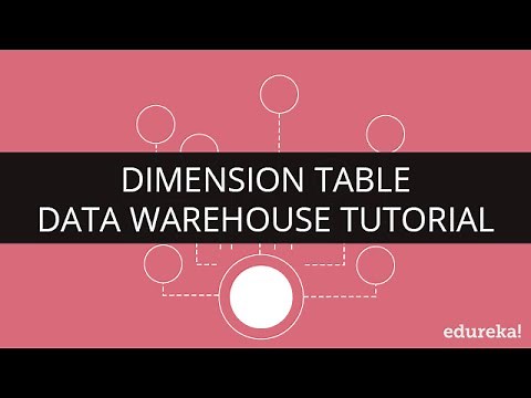 Dimension Table | Data Warehouse Concepts | Data Warehouse Tutorial for Beginners| Edureka