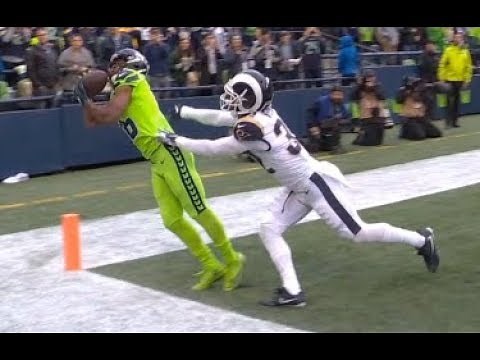 Tyler Lockett Amazing Touchdown Catch | Rams vs. Seahawks | NFL