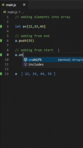 JavaScript : Adding element into array
