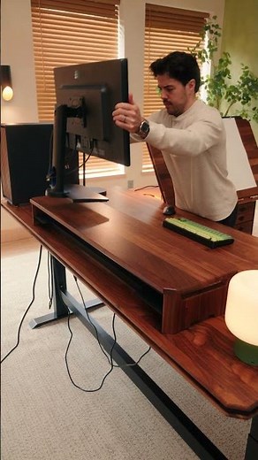 Stop managing your mess. Start designing your setup with the Modular Sit-Stand Desk.
