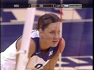 Volleyball: WSU VS UW, 10/08/04