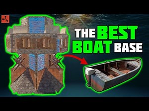 The Best BOAT Base in RUST - Rust Solo Base Design 2022